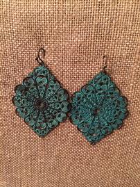 Turquoise Dangle Earrings //269